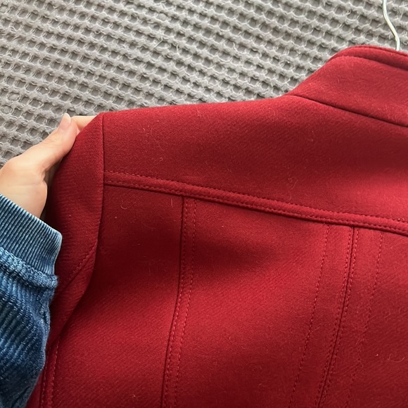 Red Burberry Coat - Us size 2 - Picture 11 of 12